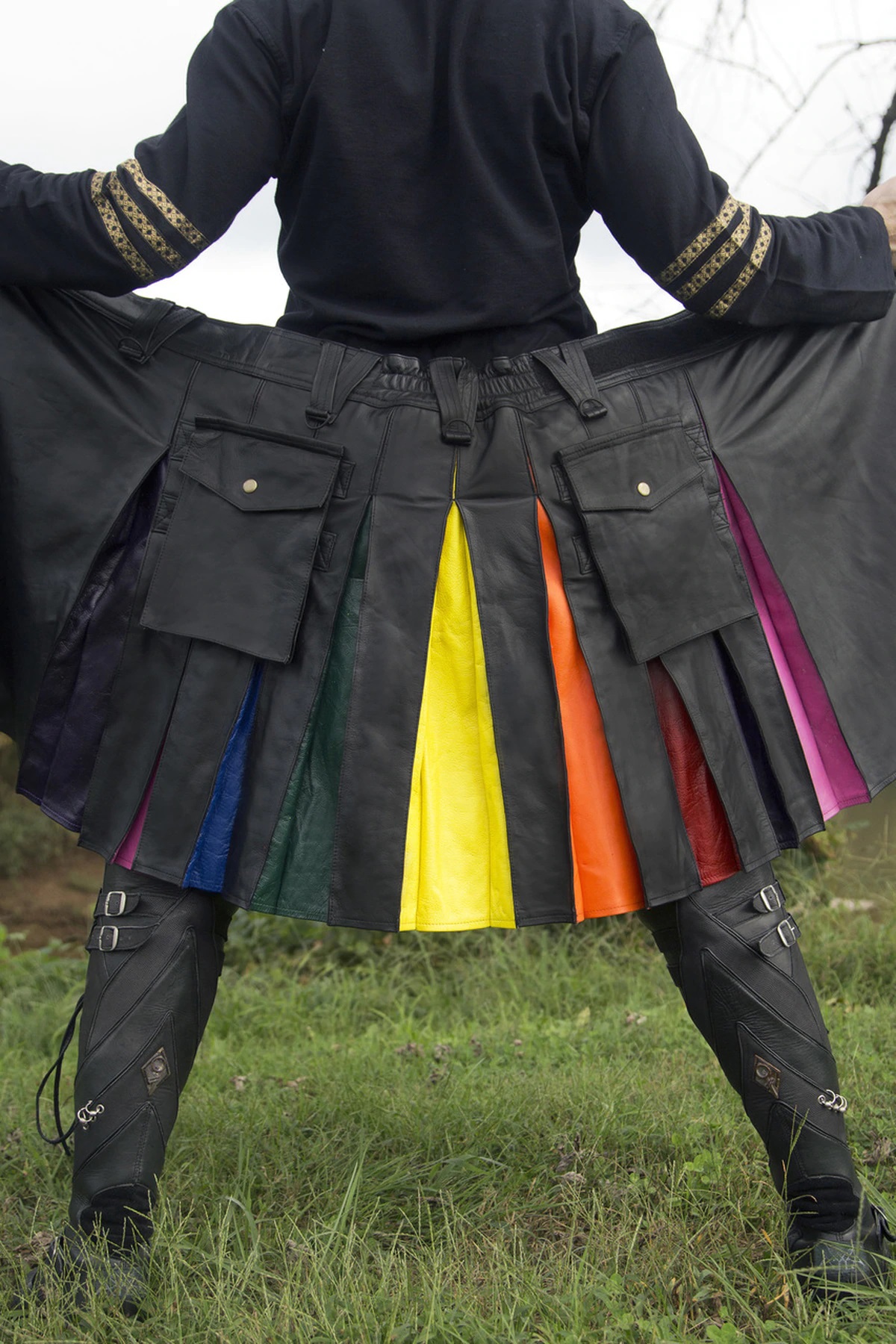 rainbow pride kilt